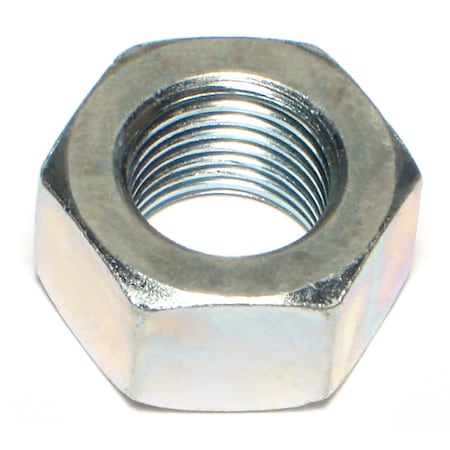 Midwest Fastener Hex Nut, 9/16"-18, Steel, Grade 5, Zinc Plated, 6 PK 69126